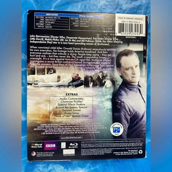 Torchwood Miracle Day - Blu Ray 🔫⌚️🕳️❤️🩹 - Picture 7 of 7